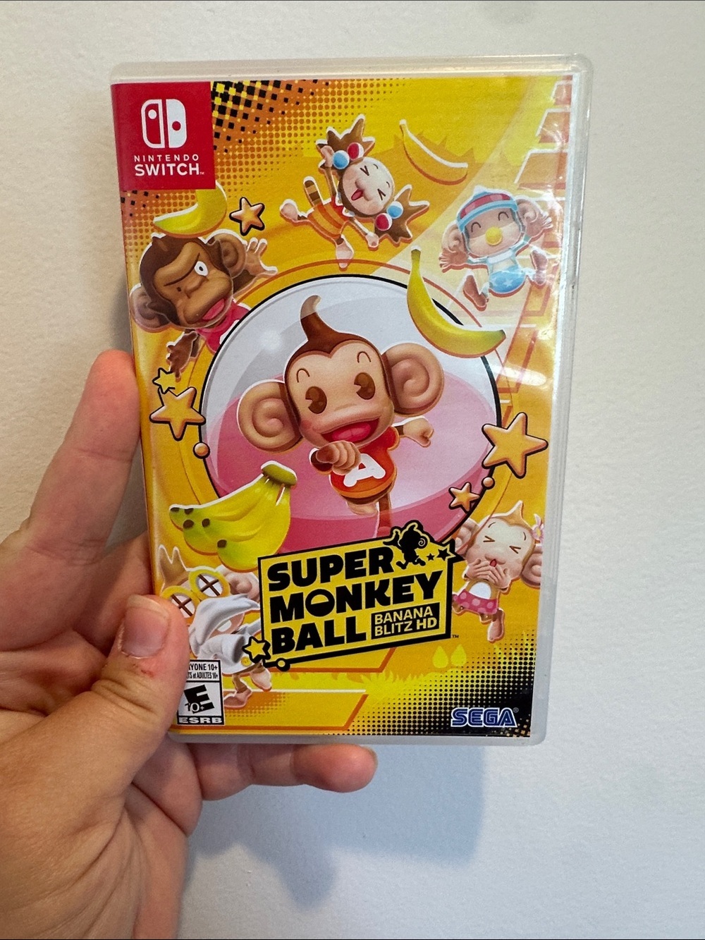 Nintendo Switch Super Monkey Ball Banana Blitz HD - Yellow Artwork